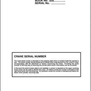 Link Belt Crane LS 718 Service Manual (1)