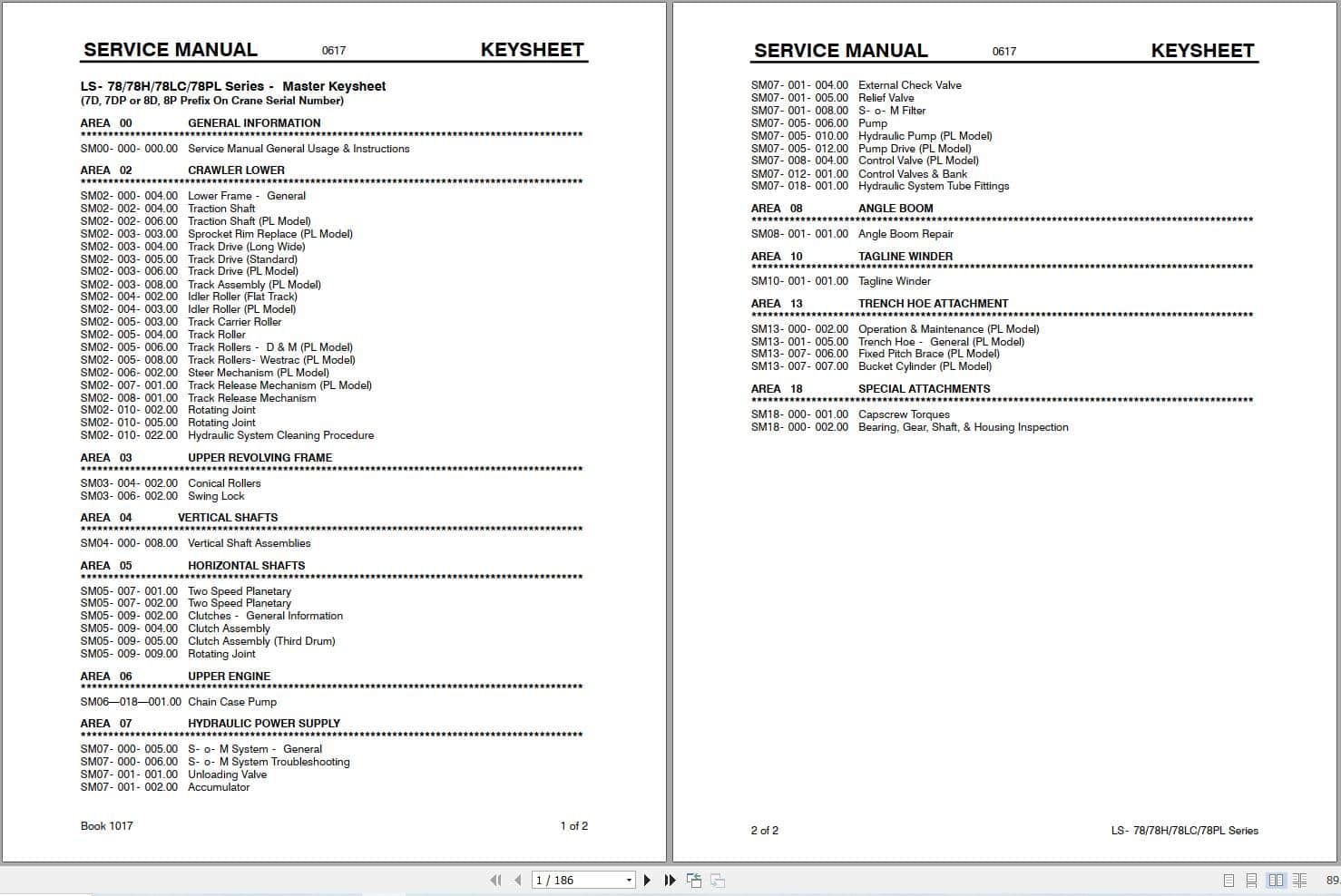 Link Belt Crane LS 78LC Service Manual (1)