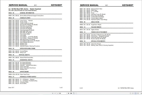 Link Belt Crane LS 78PL Service Manual (1)
