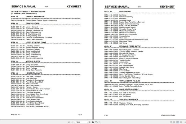 Link Belt Crane LS 918 Service Manual (1)