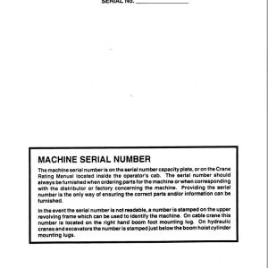 Link Belt Crane LS 98 Operation Manual 101A (1)