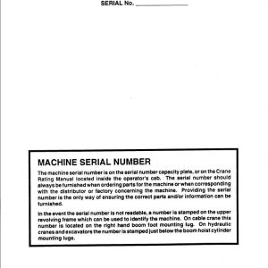 Link Belt Crane LS 98PL Operation Manual 195 (1)