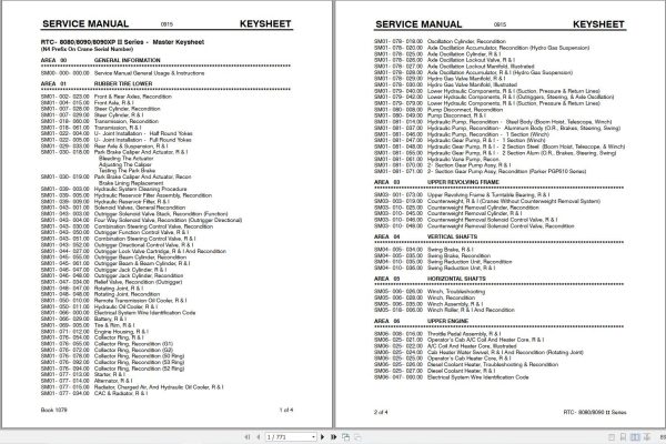 Link Belt Crane RTC 80160 II Service Manual (1)