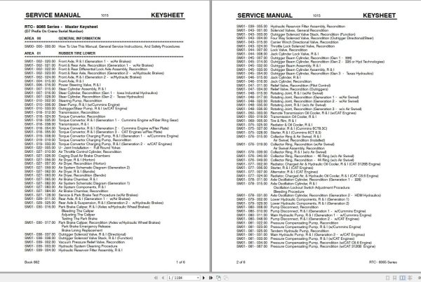 Link Belt Crane RTC 8030XXL Service Manual (1)