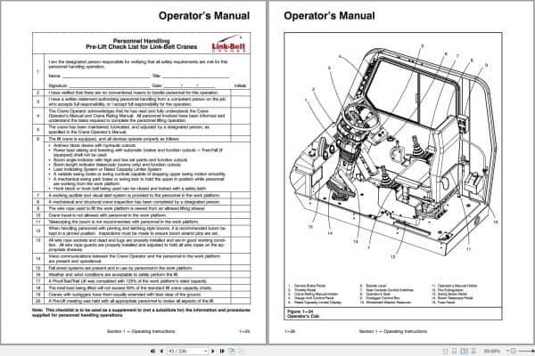 Link Belt Crane RTC 8045 II Operation Manual (2)