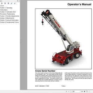 Link Belt Crane RTC 8050XP II Operation Manual (1)