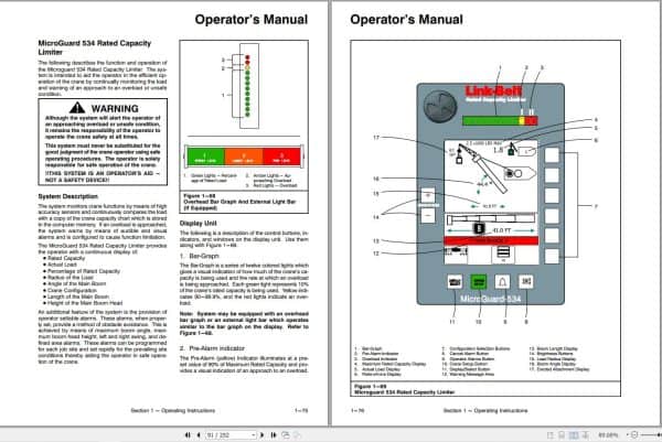 Link Belt Crane RTC 8064 Operation Manual (2)