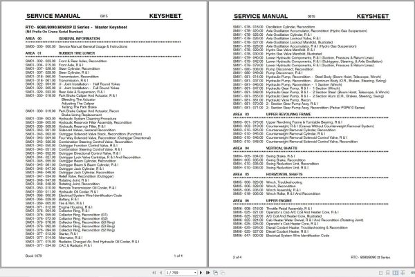 Link Belt Crane RTC 8065XP II Service Manual (1)