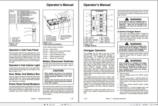 Link Belt Crane RTC 8070 Operation Manual (2)