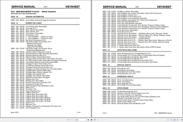Link Belt Crane RTC 8090 II Service Manual (1)