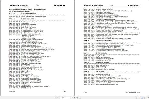 Link Belt Crane RTC 8090XP II Service Manual (1)