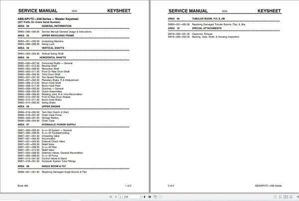 Link Belt Crane TC 238 Service Manual (1)