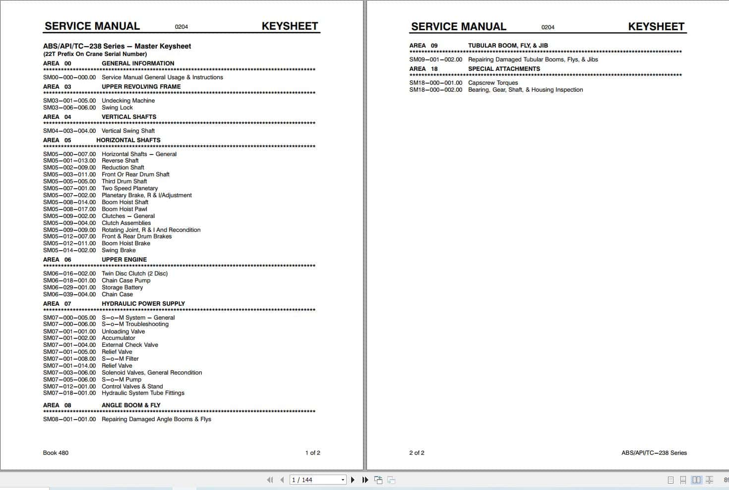 Link Belt Crane TC 238 Service Manual (1)