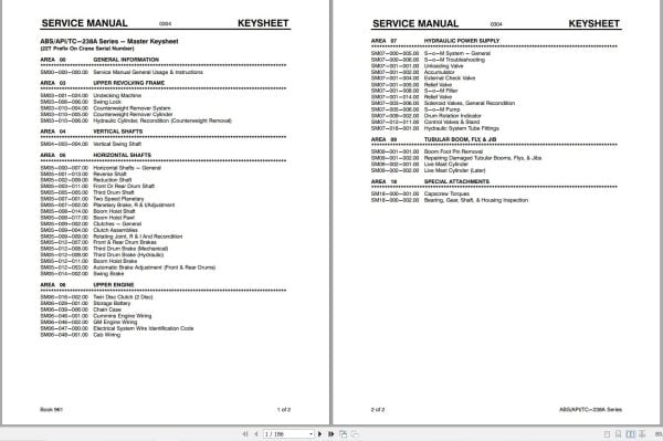 Link Belt Crane TC 238A Service Manual (1)