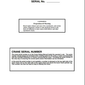 Link Belt Crane TCC 1100CE Operation Manual (1)