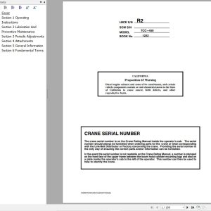 Link Belt Crane TCC 450 Operation Manual (1)