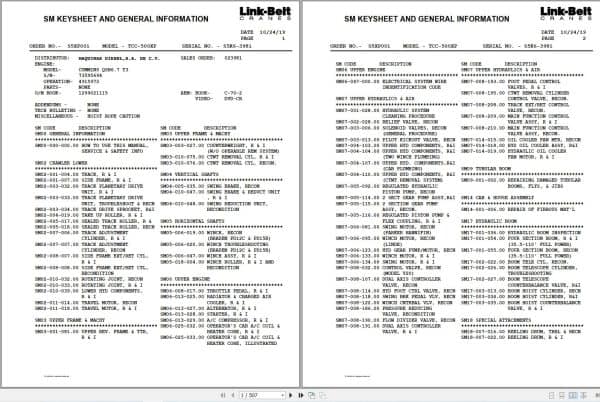 Link Belt Crane TCC 500XP Service Manual (1)