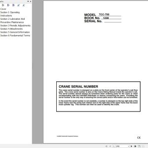 Link Belt Crane TCC 750CE Operation Manual (1)