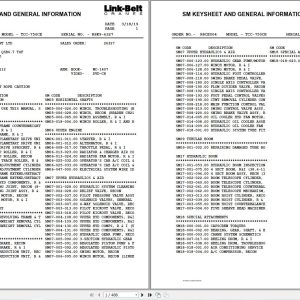 Link Belt Crane TCC 750CE Service Manual (1)