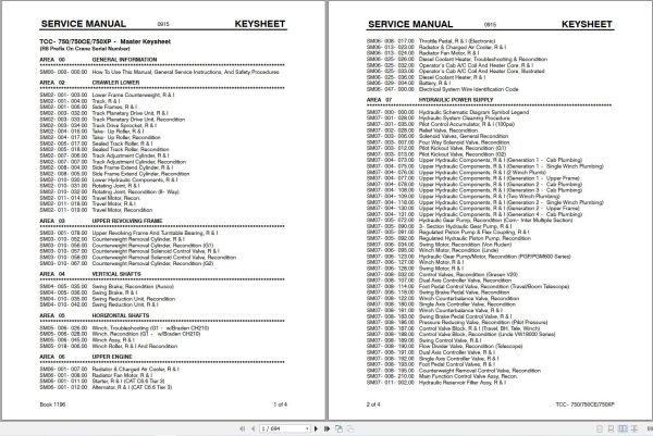 Link Belt Crane TCC 750XP Service Manual (1)