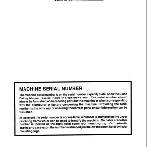 Link Belt Crane UC 78B Operation Manual 518 (1)