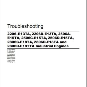 Perkins Engine 2206–E13TA to 2806D E18TTA Troubleshooting Manual UENR4542 04