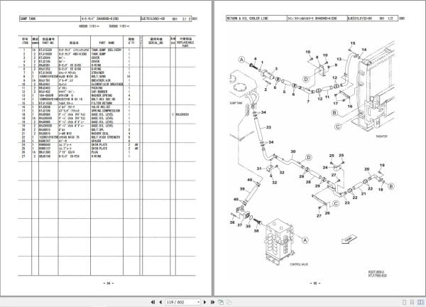 Sumitomo Excavator SH490LHD 6 SH510LHD 6 Parts Catalog WCL4806D 0T EN JP (2)