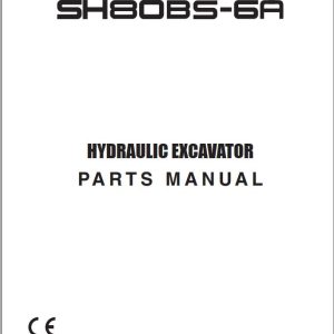 Sumitomo Hydraulic Excavator SH80BS 6A Parts Catalog WCL0806 0T EN JP (1)