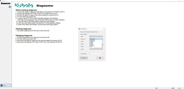 Takeuchi Diagmaster 4.3.3 Diagnostic Program 17
