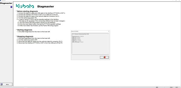 Takeuchi Diagmaster 4.3.3 Diagnostic Program 4