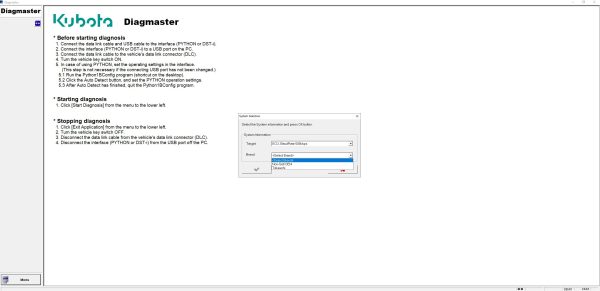 Takeuchi Diagmaster 4.3.3 Diagnostic Program 8