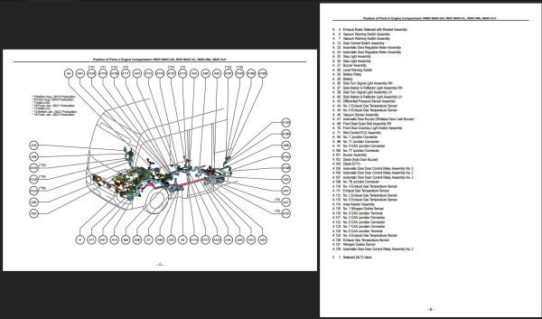 Toyota Coaster 2022 XZB7# Wiring Diagrams (2)