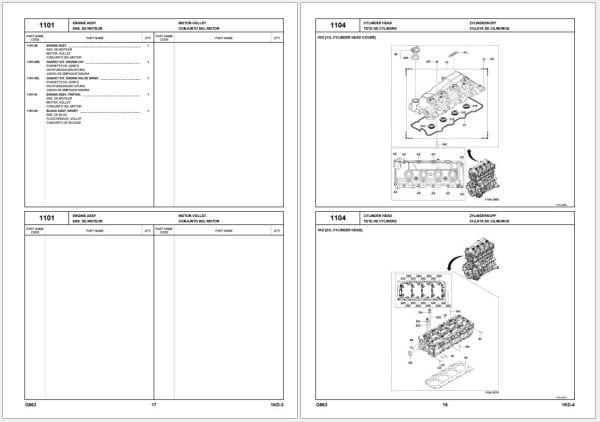 Toyota Forklift 40 8FD35N to 40 8FD80N Parts Catalog G863 6 (2)