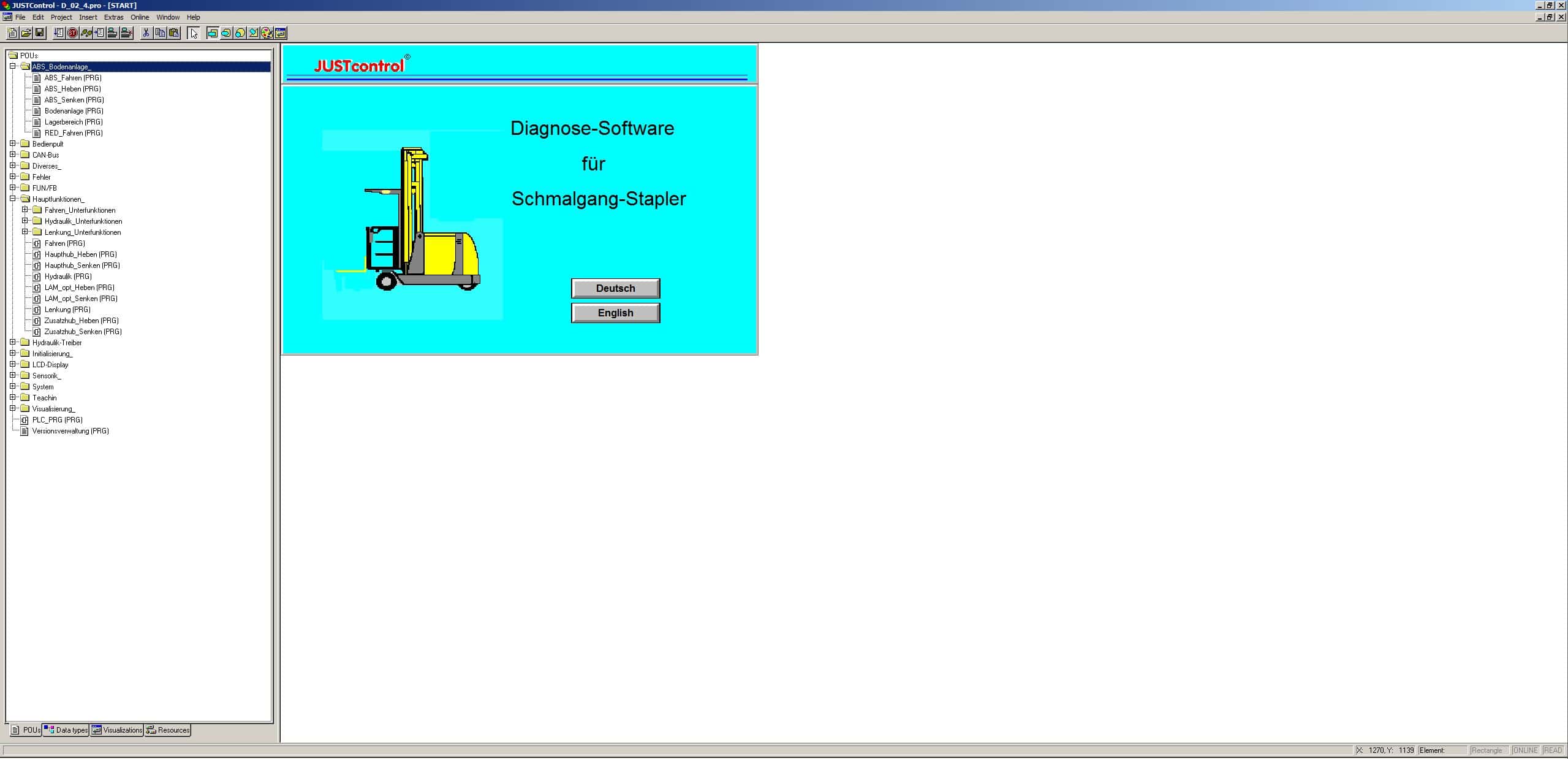VMware Jungheinrich Forklift Just Control 2.0 Program 6