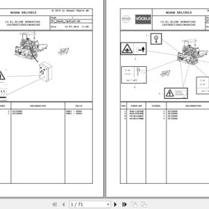 Vogele Screed AB 315 09.AB 5000000007 Spare Parts Catalog (1)