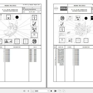 Vogele Tracked Paver SUPER 1903 02.18 2005192 Spare Parts Catalog (1)