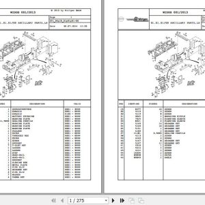 Wirtgen Asphalt 1300 2000 DC 05.20 83321 Spare Parts Catalog (1)