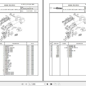 Wirtgen Asphalt 1300 2000 DC 07.20 125381 Spare Parts Catalog (1)