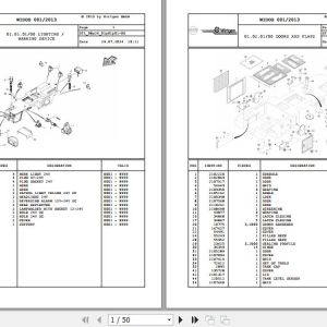 Wirtgen Asphalt Milling SF 2600i 08.26 2219954 Spare Parts Catalog (1)