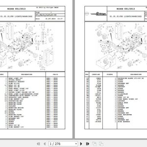 Wirtgen Asphalt Milling W 1900 10.20 150067 Spare Parts Catalog (1)