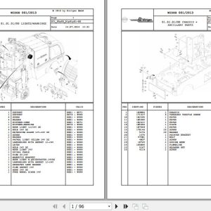 Wirtgen Asphalt Milling W 35 05.03 190001 Spare Parts Catalog (1)
