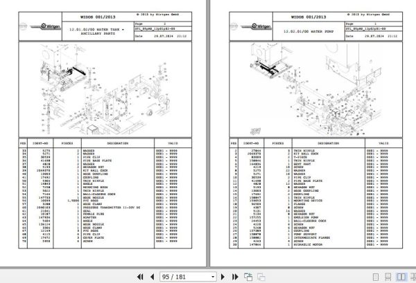 Wirtgen Asphalt Plant KMA 220 05.MS 2103467 Spare Parts Catalog (2)