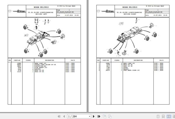 Wirtgen Asphalt Recycler 4500 RX 02.RX 140678 Spare Parts Catalog (1)