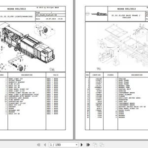 Wirtgen Asphalt Recycler KMA 200 04.MS 160343 Spare Parts Catalog (1)
