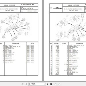 Wirtgen Asphalt Recycler RX 4500 05.RX 194088 Spare Parts Catalog (1)