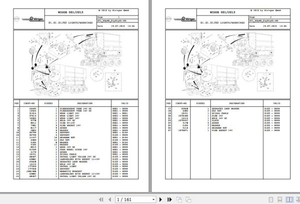 Wirtgen Asphalt Recycler WM 1000 03.MS 113075 Spare Parts Catalog (1)