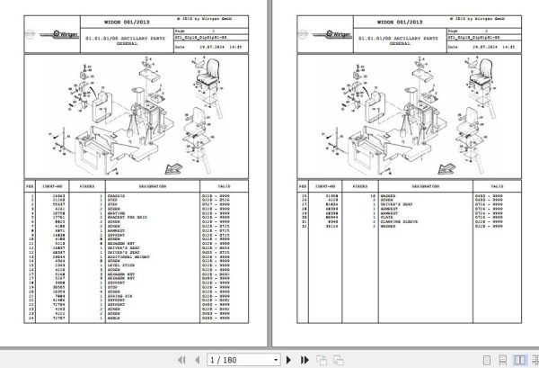 Wirtgen Cold Milling 1000 CBA 02.10 76741 Spare PartsCatalog (1)