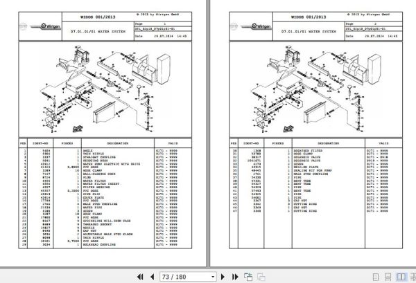 Wirtgen Cold Milling 1000 CBA 02.10 76741 Spare PartsCatalog (2)