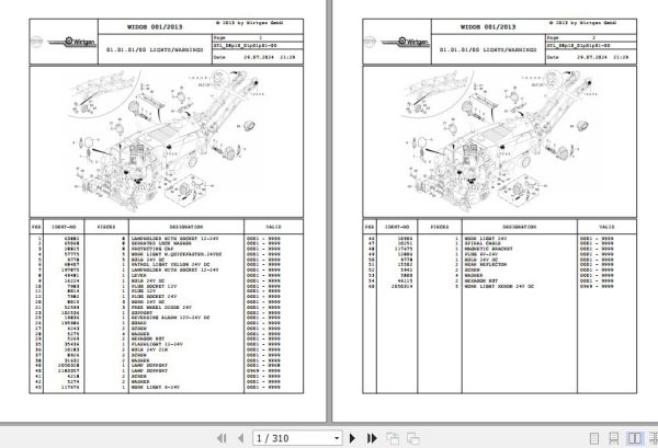 Wirtgen Cold Milling W 100 F W 120 F W 130 F 08.10 190778 Spare Parts Catalog (1)