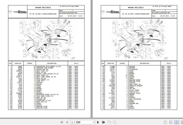 Wirtgen Cold Milling W 150 05.13 2093685 Spare Parts Catalog (1)